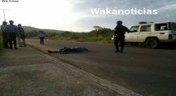 DE UN IMPACTO DE BALA EN LA CABEZA ASESINAN A UN HOMBRE EN LA ENTRADA DE SAN GABRIEL