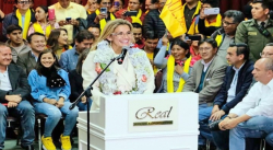 JEANINE ÁÑEZ ANUNCIÓ SU CANDIDATURA A LAS ELECCIONES GENERALES EN BOLIVIA
