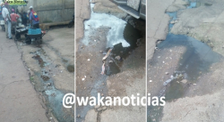 VECINOS DE 5 DE JULIO Y MONTE BELLO DENUNCIAN QUE BOTE DE AGUAS NEGRAS HAN PROLIFERADO LAS MOSCAS EN EL SECTOR