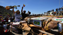 Sacan del aire el canal 24 Horas en Venezuela que transmitía el ingreso de la ayuda humanitaria
