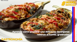 APRENDE CÓMO PREPARAR UNAS DELICIOSAS BERENJENAS RELLENAS AL HORNO, GRATINADAS