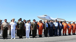Gobierno Nacional recibió a la Fuerza Aérea de Rusia