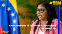 AMAZONAS ARRANCÓ EN OCTUBRE CON 43 NUEVOS CASOS POR CORONAVIRUS