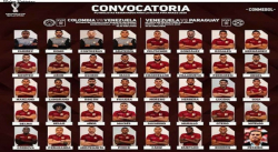 PESEIRO DIO A CONOCER SU PRIMERA CONVOCATORIA CON LA VINOTINTO