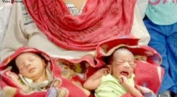 NACEN EN LA INDIA GEMELOS LLAMADOS CORONA Y COVID