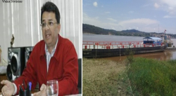 GABARRA CON COMBUSTIBLE Y ALIMENTOS ZARPÓ HACIA LOS MUNICIPIOS DEL INTERIOR DEL ESTADO