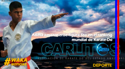 ATLETA AMAZONENSE FIGURA 5TO EN EL RANKING MUNDIAL DEL KARATE DO