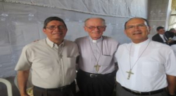 La primera ponencia en el congreso americano misionero fue de Monseñor Guido Charbonneau de Honduras