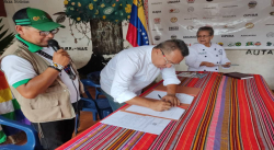 Orpia e Icia firman convenio en beneficio de los pueblos originarios