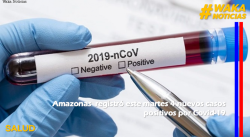 AMAZONAS REGISTRÓ ESTE MARTES 4 NUEVOS CASOS POSITIVOS POR COVID-19