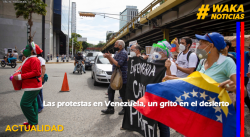 LAS PROTESTAS EN VENEZUELA, UN GRITO EN EL DESIERTO