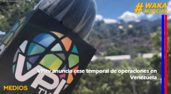 VPITV ANUNCIA CESE TEMPORAL DE OPERACIONES EN VENEZUELA