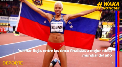 YULIMAR ROJAS ENTRE LAS CINCO FINALISTAS A MEJOR ATLETA MUNDIAL DEL AÑO